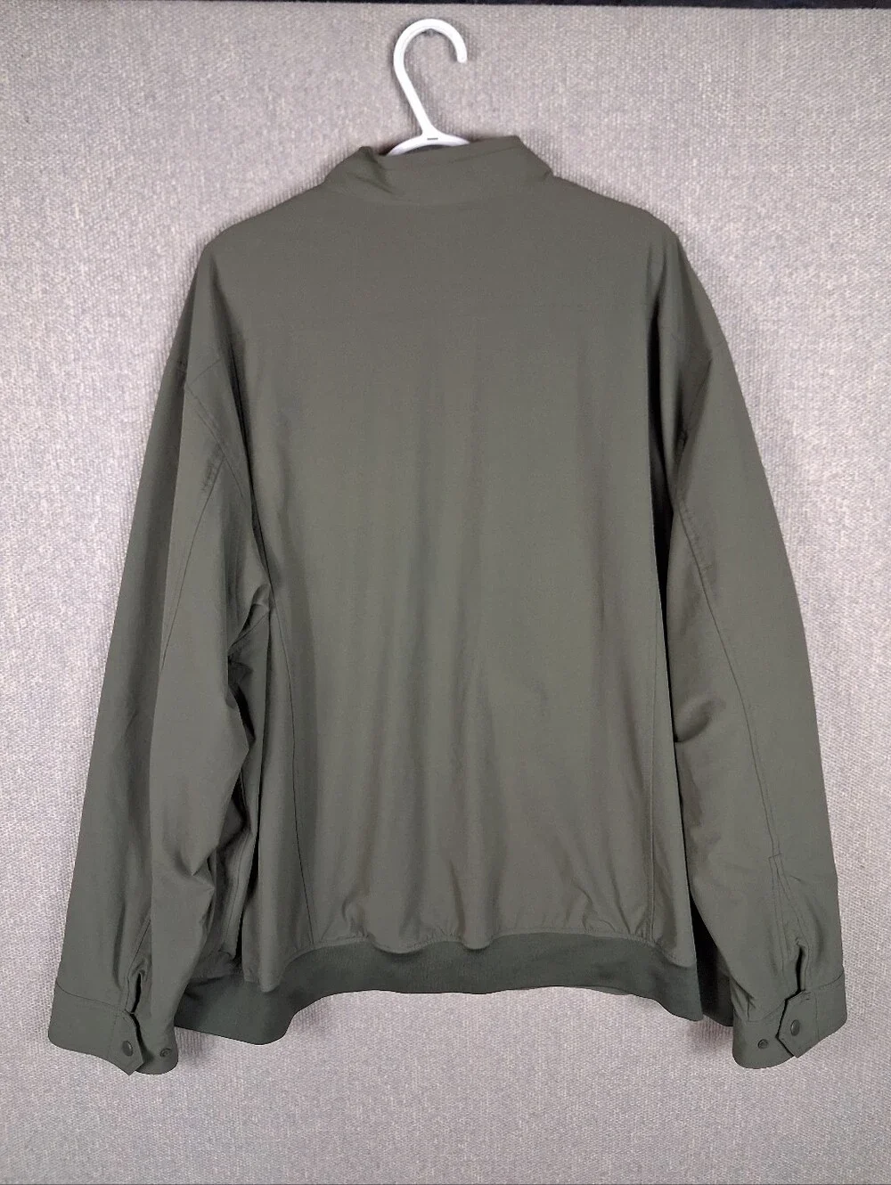 Duluth Trading Co. Negotiator Jacket Mens 3XL Olive Green Workwear Utility Golf